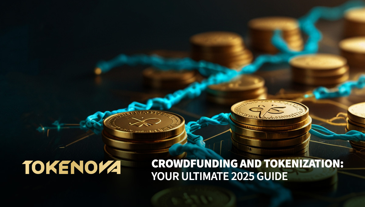 Image of tokens symbolyzing crowdfunding in tokenization