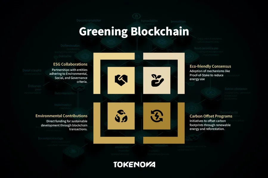 Greening blockchain