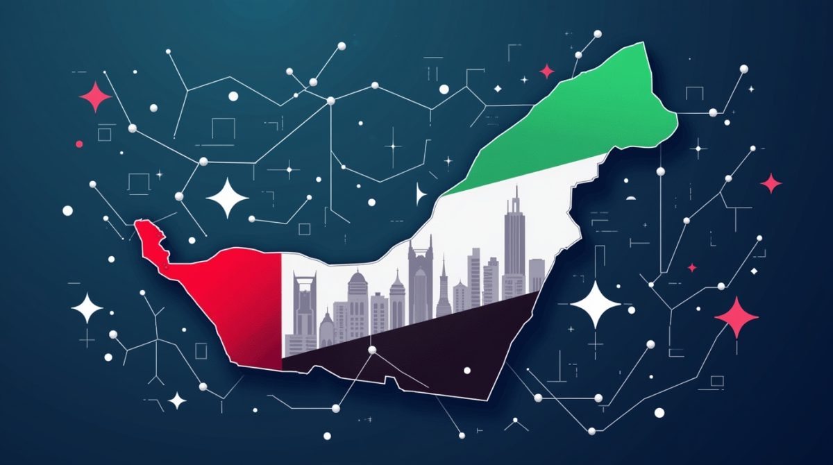 In-Article ImageConcept:Institutional adoption and regulatory strength in the UAE crypto ecosystem.Visual Elements:Abstract representation of regulation (geometric shapes, secure nodes, digital ledger)Symbols of finance and governance (charts, secure networks, minimal icons)Subtle reference to UAE (flag colors or skyline silhouette, not dominant)No people, no facesMood & Style:Professional, informative, minimal, data-drivenSuitable for analytical articles and reports