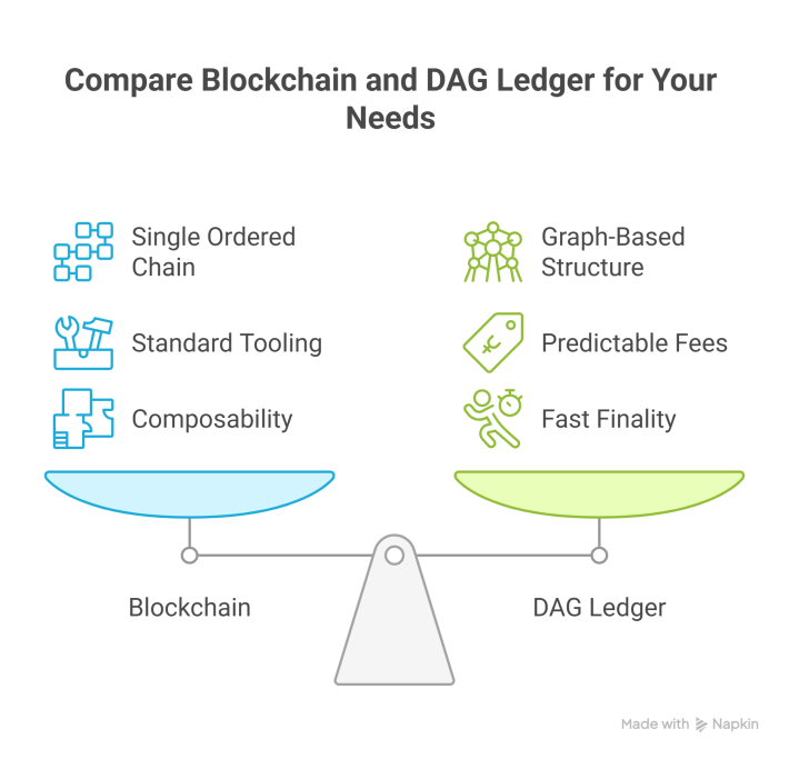 DAG vs Blockchain in 2025: How to Pick the Right Ledger for a Real Web3 Business