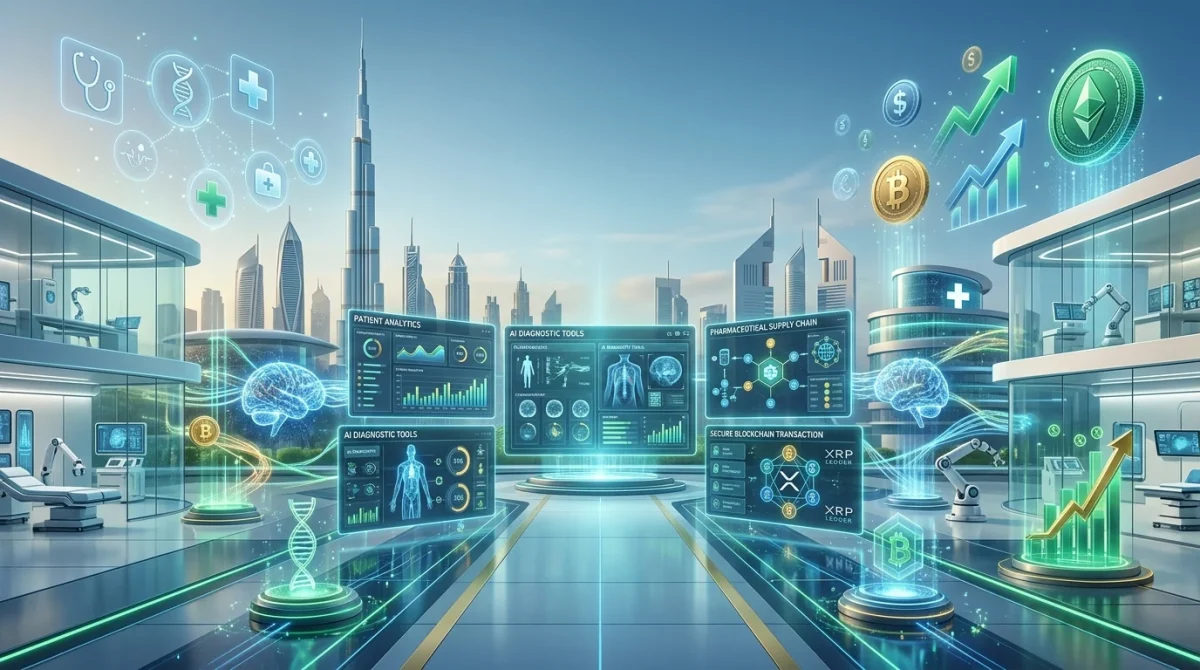Story 1: XRP Healthcare + Victus Global — Dubai's AI Healthcare Play Adds a Growth Engine