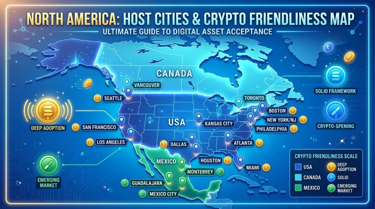 Traveling to a US, Canada or Mexico Host City? A Practical Crypto Spending Guide for Fans